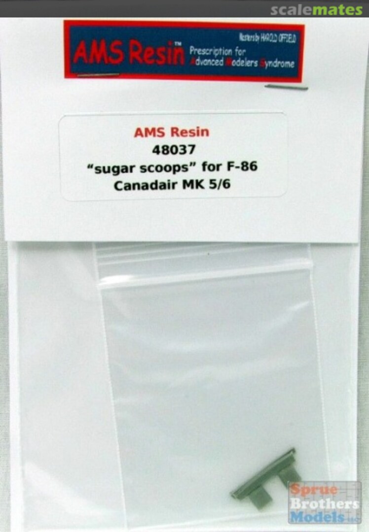 Boxart F-86 Sabre Sugar Scoops for Canadair Mk 5/6 48037 AMS Resin