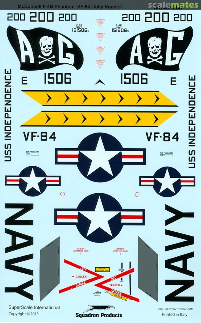 Boxart McDonnell F-4B Phantom MS481268 SuperScale International