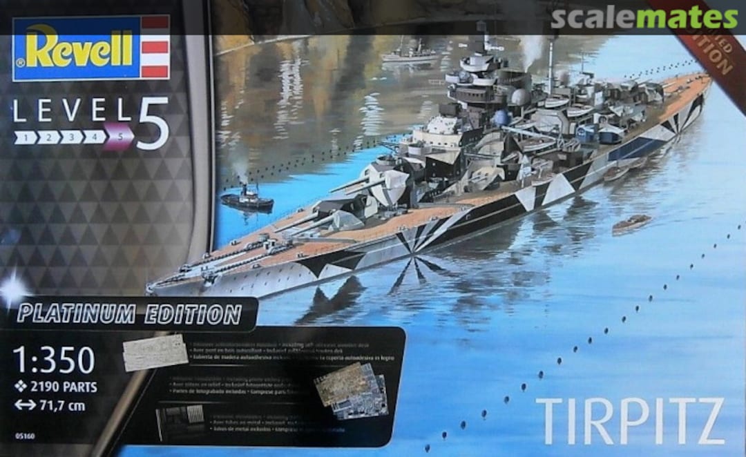 Boxart Tirpitz 05160 Revell