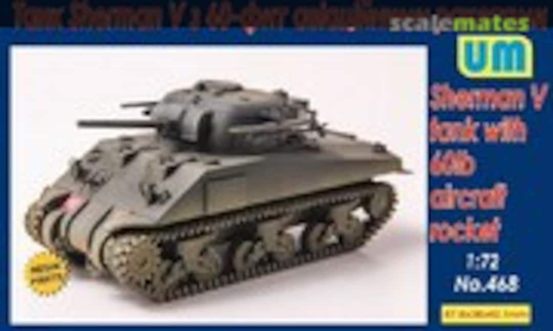 1:72 Sherman V tank with 60lb Aircraft Rocket (UM  468)