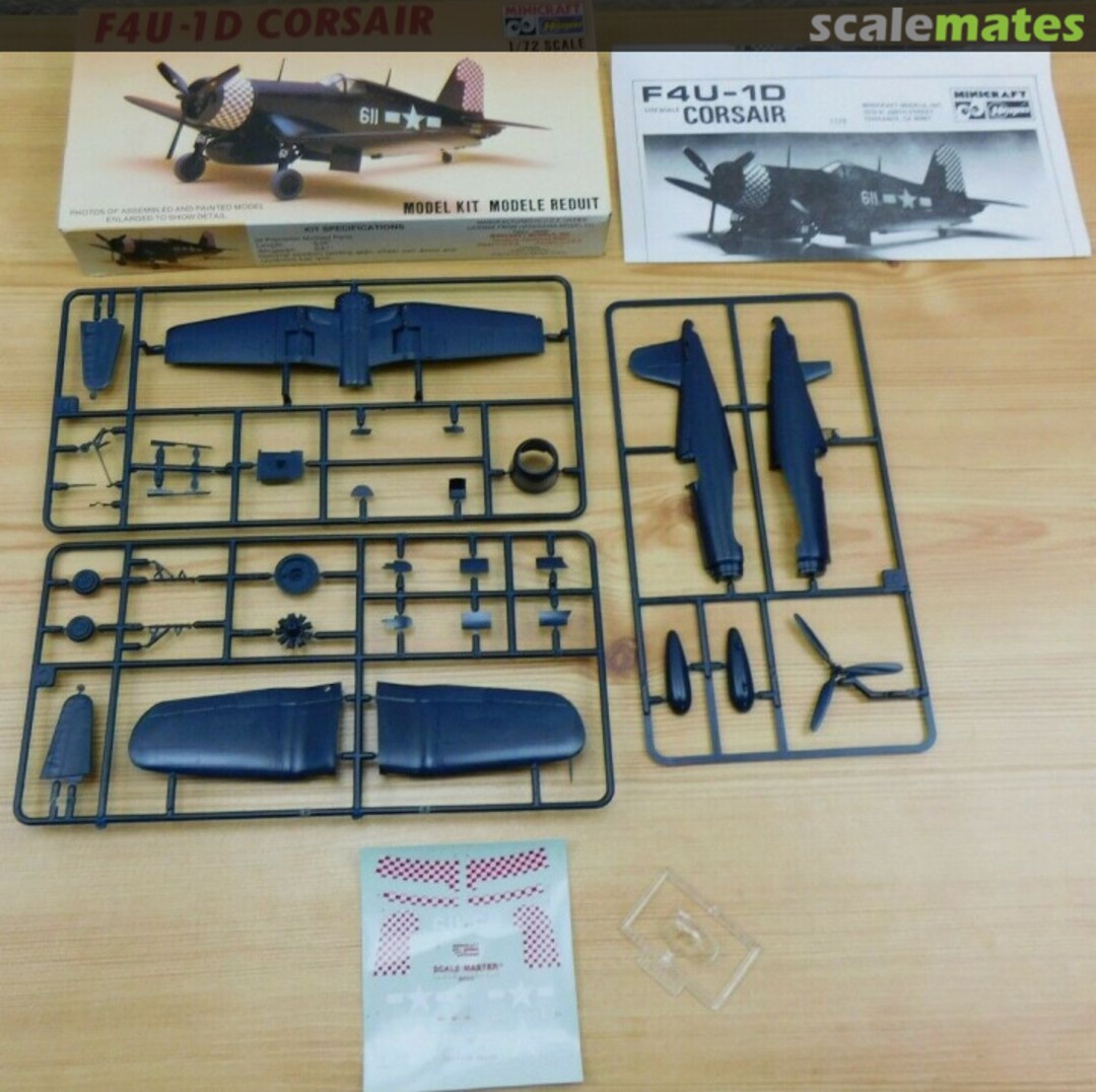 Contents F4U-1D Corsair 1178 Minicraft Hasegawa