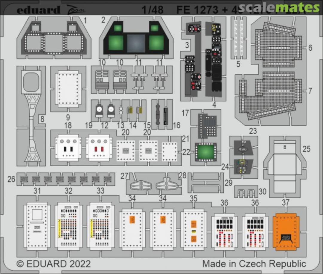 Boxart F-22A ZOOM FE1273 Eduard