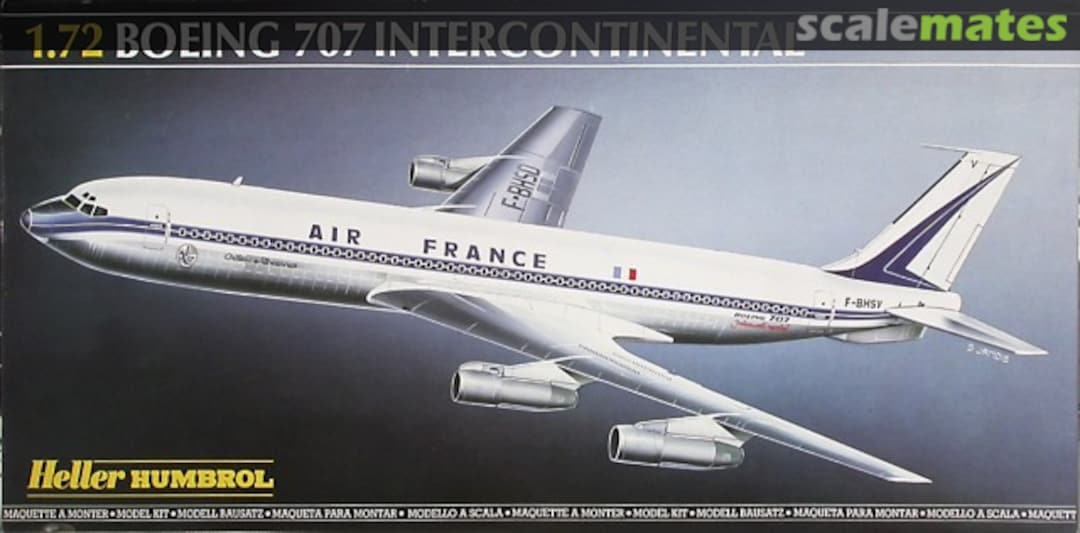 Boxart Boeing 707 Intercontinental 80305 Heller Humbrol