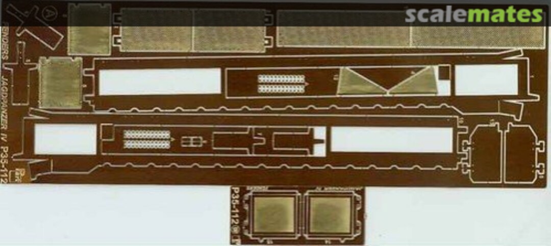 Boxart Jagdpanzer IV A-0 fenders P35-112 Part