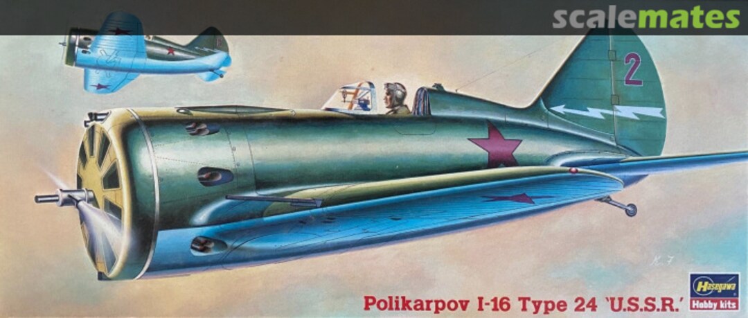 Boxart Polikarpov I-16 Type 24 'U.S.S.R.' 51328 Hasegawa