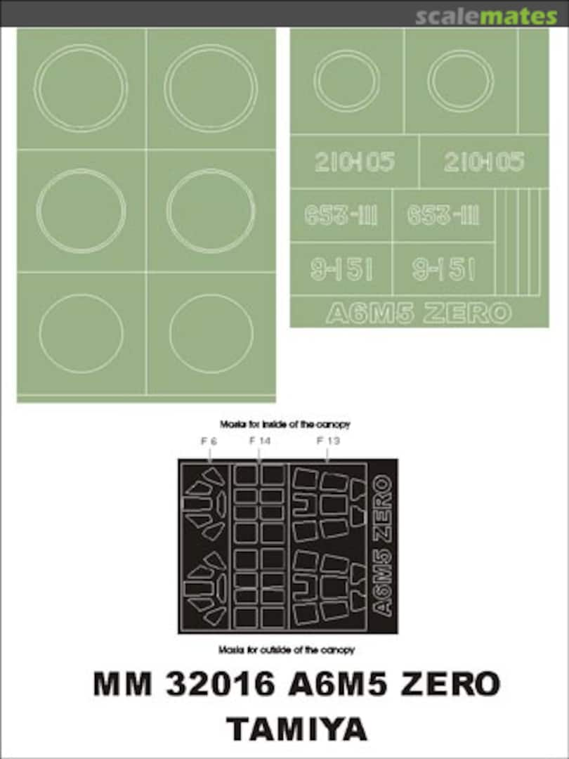 Boxart Mitsubishi A6M5 Zero MM32016 Montex