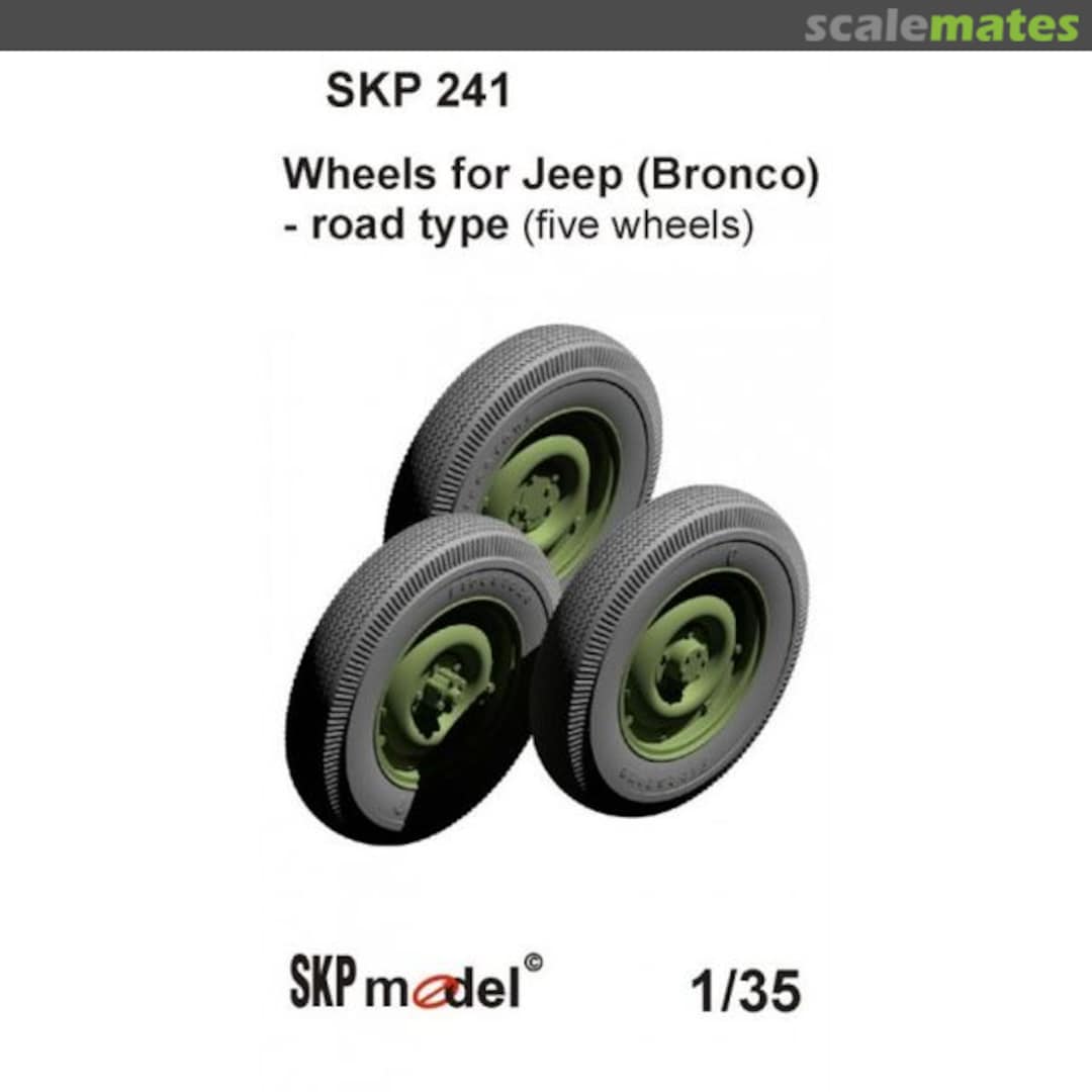 Boxart Wheels for Jeep SKP 241 SKP model