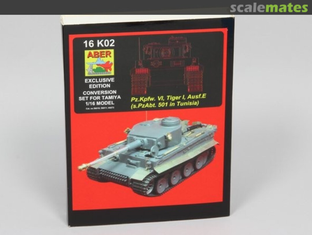 Boxart Pz.Kpfw. VI Ausf.E (Sd.Kfz.181) Tiger I 16K02 Aber