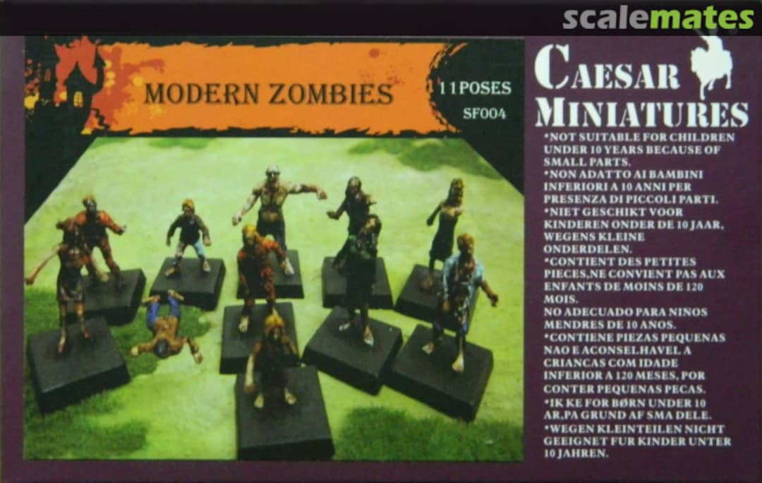 Boxart Modern Zombies SF004 Caesar Miniatures