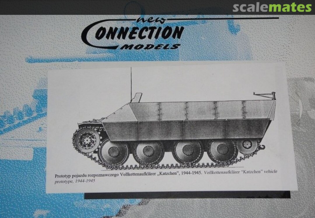 Boxart Vollkettenaufklarer "Kätzchen" vehicle NC3558 New Connection Models