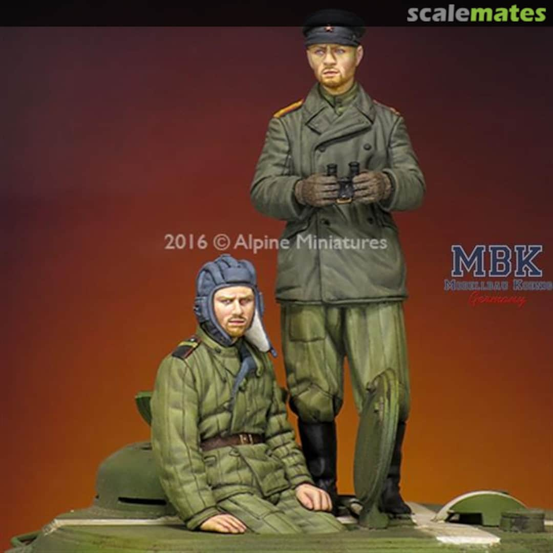 Boxart WW2 Russian Tank Crew Set 35216 Alpine Miniatures