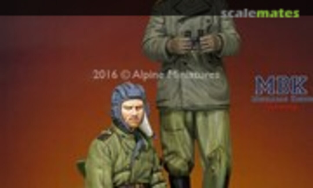 1:35 WW2 Russian Tank Crew Set (Alpine Miniatures 35216)