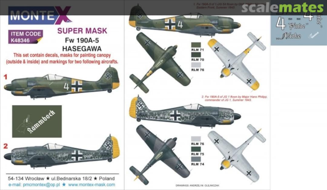 Boxart Fw 190A-5 K48346 Montex