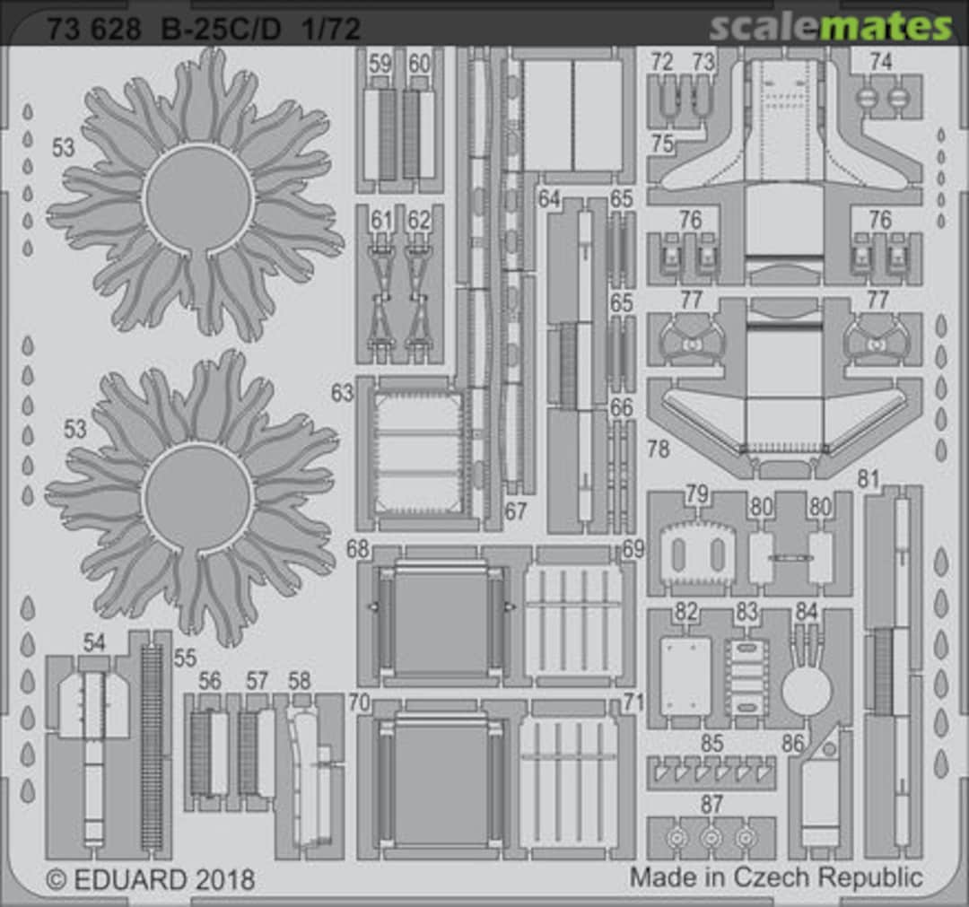 Boxart B-25C/D 73628 Eduard