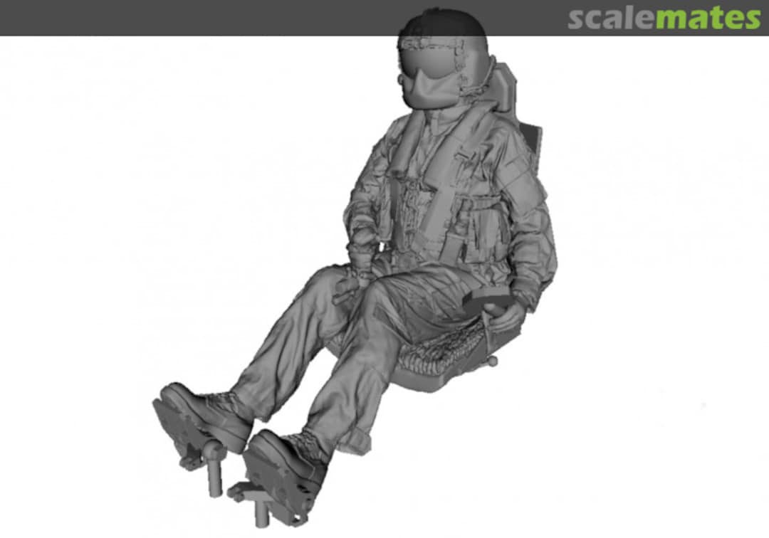 Boxart US Army blackhawk helicopter pilot sitting 1 with maxilofacial shield 480109 Reedoak