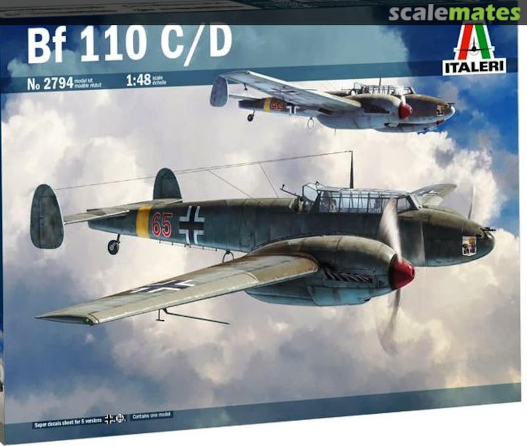 Boxart Bf 110 C/D 2794 Italeri