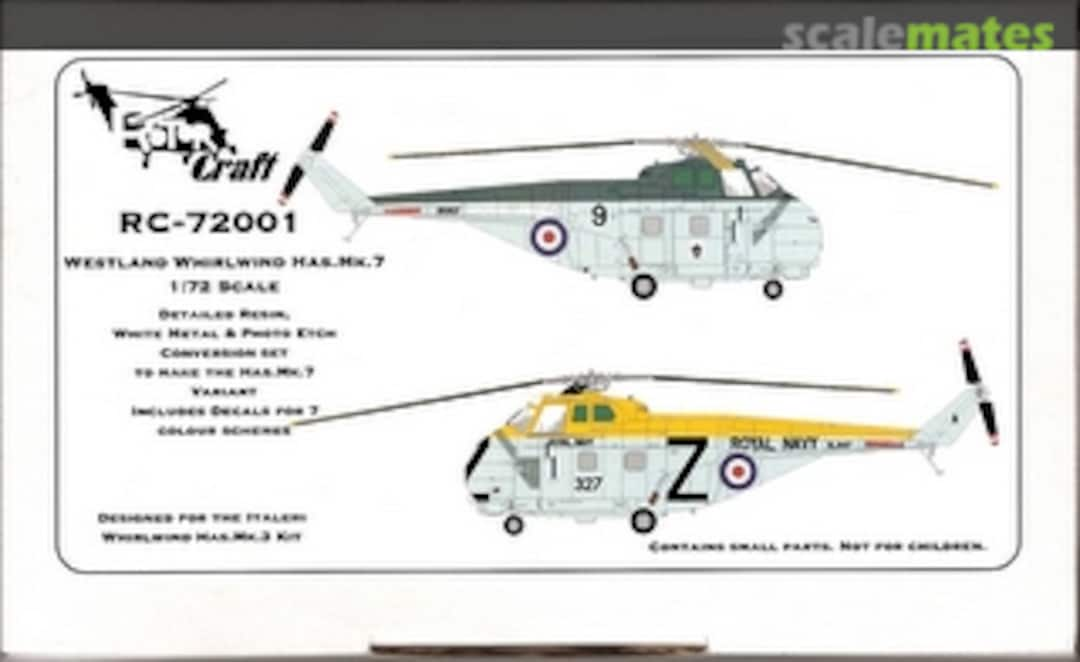 Boxart Westland Whirlwind HAS.7 RC-72001 ROTORcraft