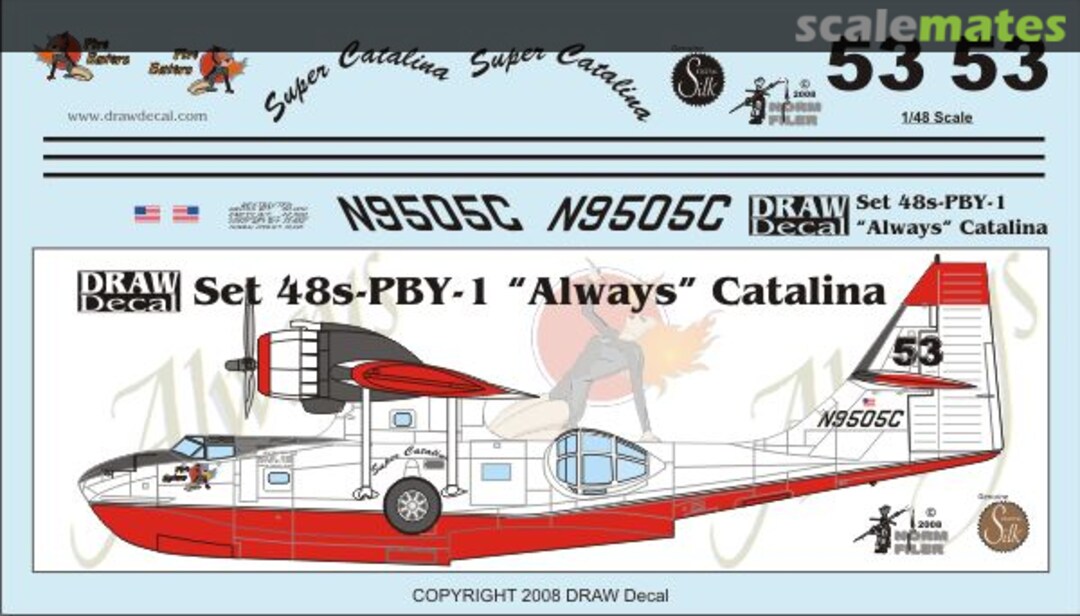 Boxart "Always" PBY Catalina 48-PBY-1 Draw Decal