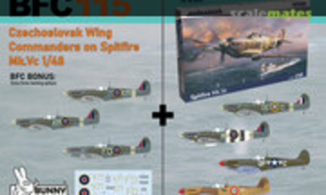 1:48 Czechoslovak Wing Commanders on Spitfire Mark Vc (Eduard BFC115)