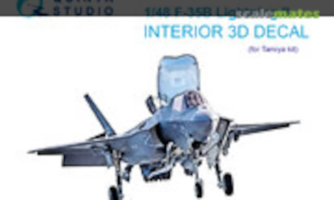 1:48 F-35B Lightning II interior 3D decals (Quinta Studio QD48440)