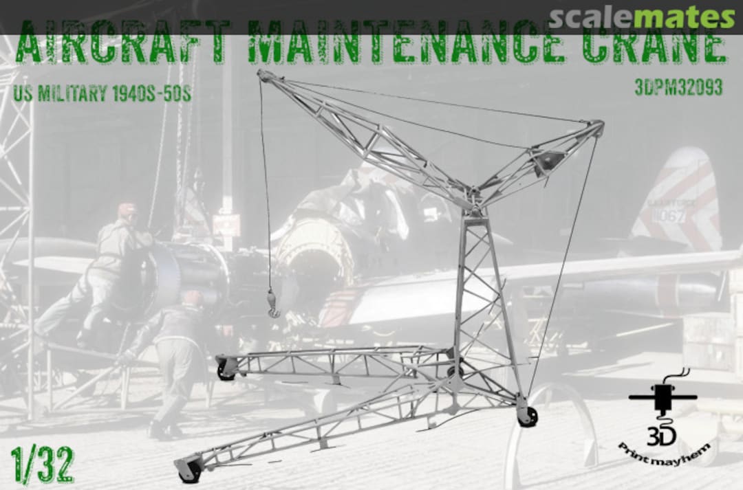 Boxart Aircraft Maintenance Crane 3DPM32093 3D Print Mayhem