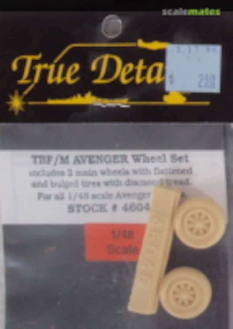 Boxart TBF/M Avenger Wheel Set 46046 True Details