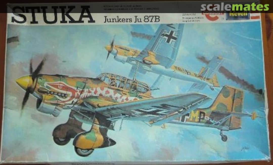 Boxart Stuka Junkers Ju 87B H-298 Revell/Congost