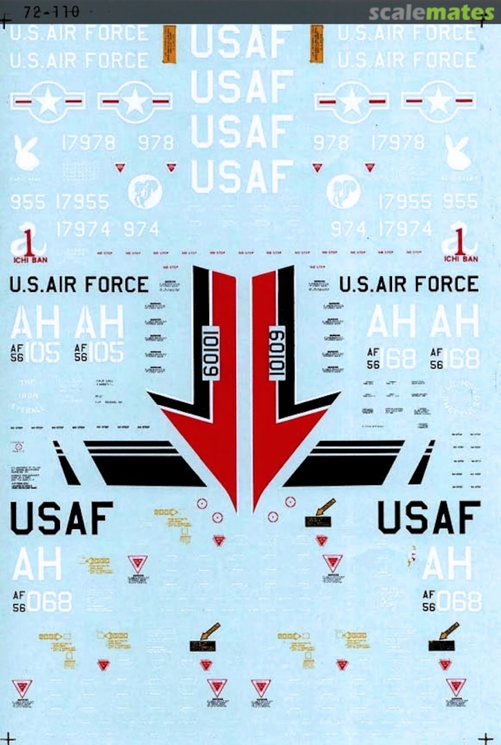 Boxart RF-101 & SR-71 72-110 Microscale