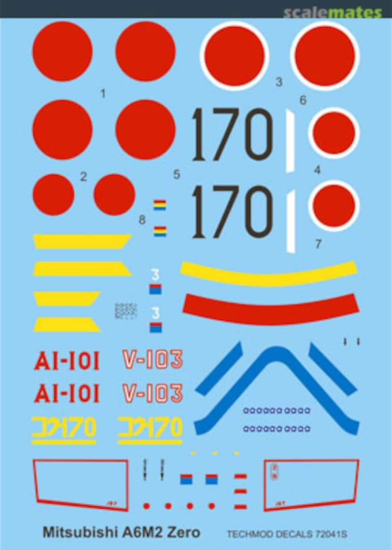 Boxart Mitsubishi A6M2 Zero 72041 Techmod