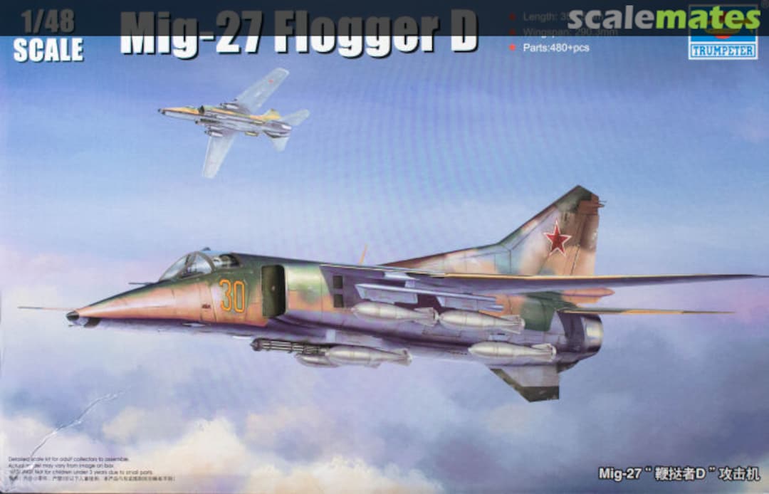 Boxart MiG-27 Flogger D 05802 Trumpeter