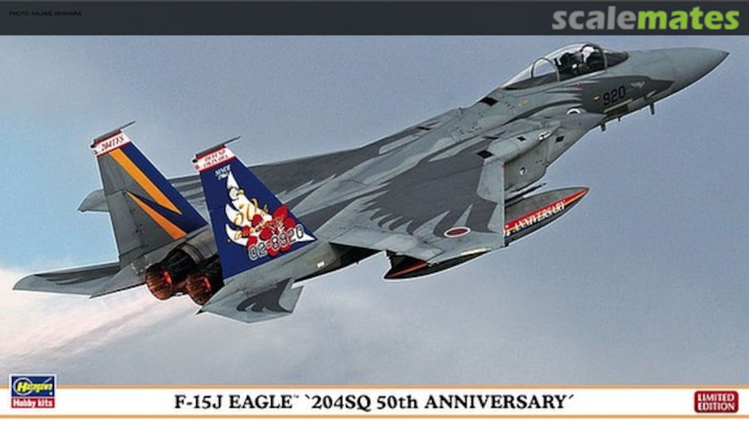 Boxart F-15J Eagle `204SQ 50th Anniversary´ 02153 Hasegawa