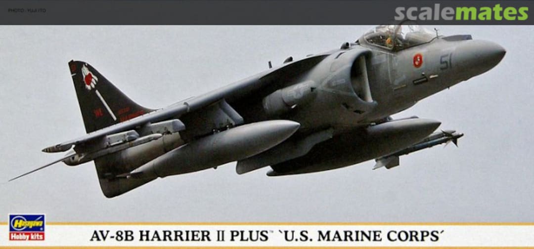 Boxart AV-8B Harrier II Plus `U.S. Marine Corps´ 00883 Hasegawa