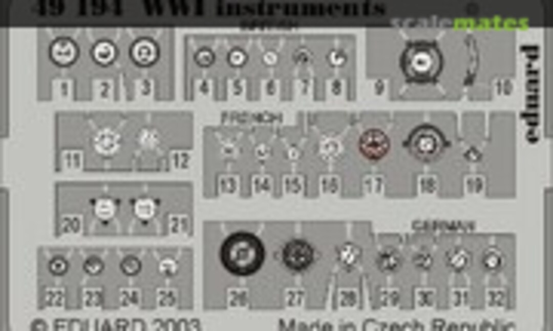 1:48 WWI Instruments (Eduard 49194)