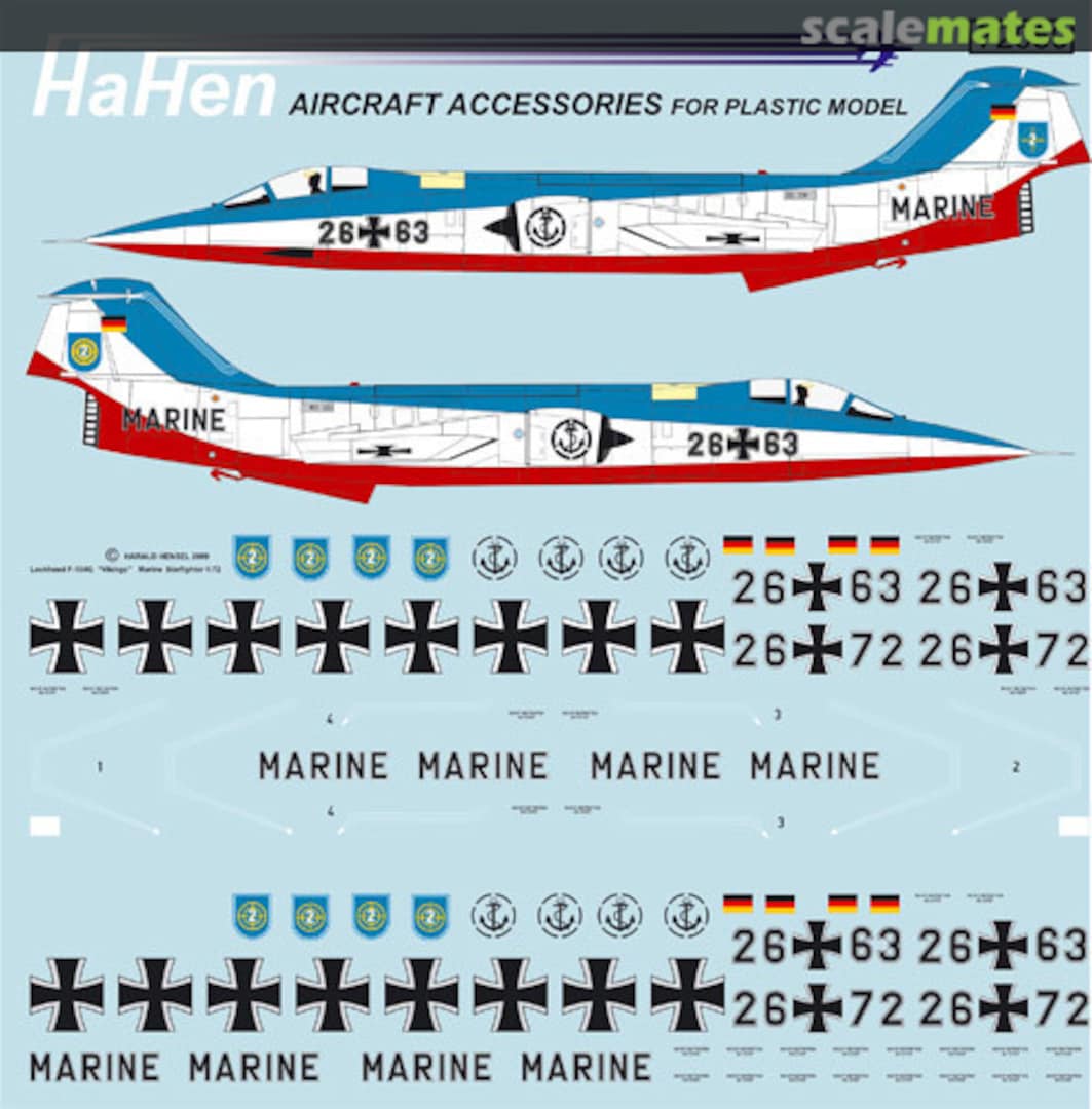 Boxart Lockheed F-104G Marine 72059 HaHen