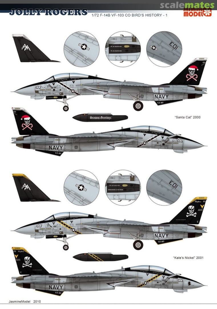 Boxart F-14B Tomcat 172007 Jasmine Model