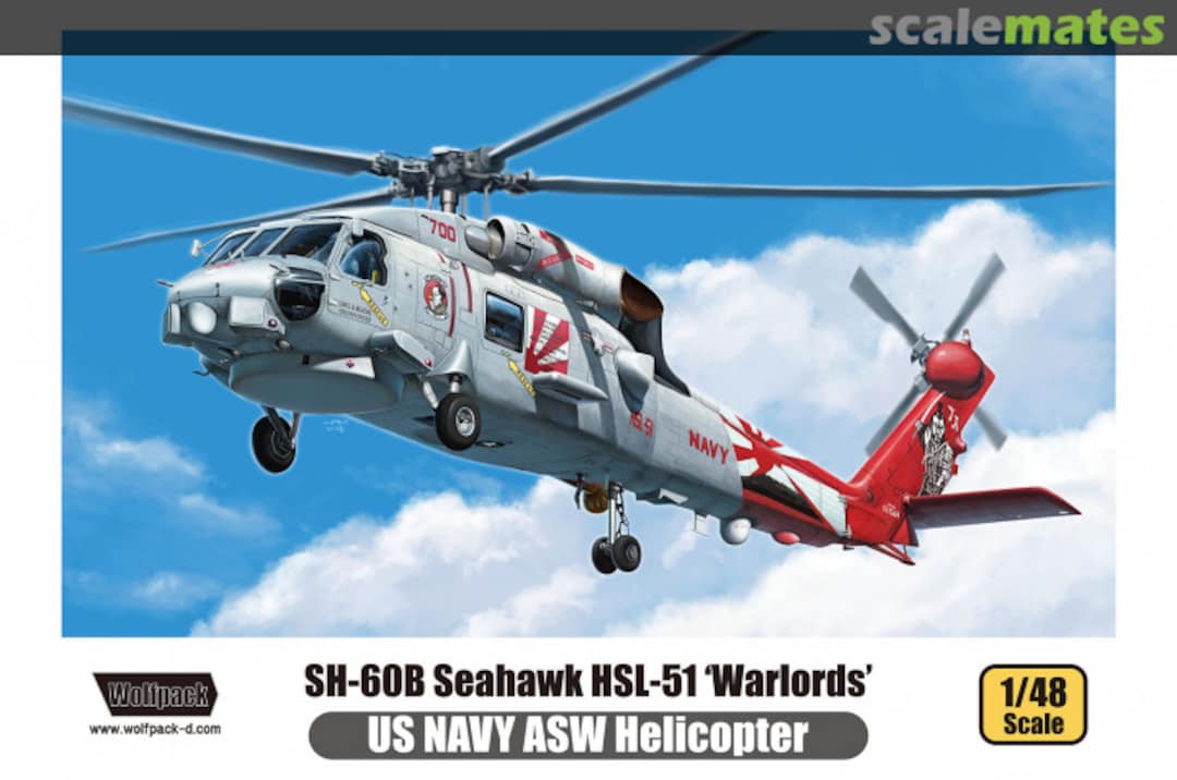 Boxart SH-60B Sea Hawk HSL-51 'Warlords' WP14807 Wolfpack