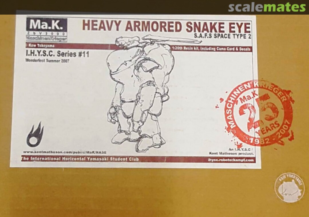 Boxart Heavy Armored Snake Eye Series #11 the IHYSC