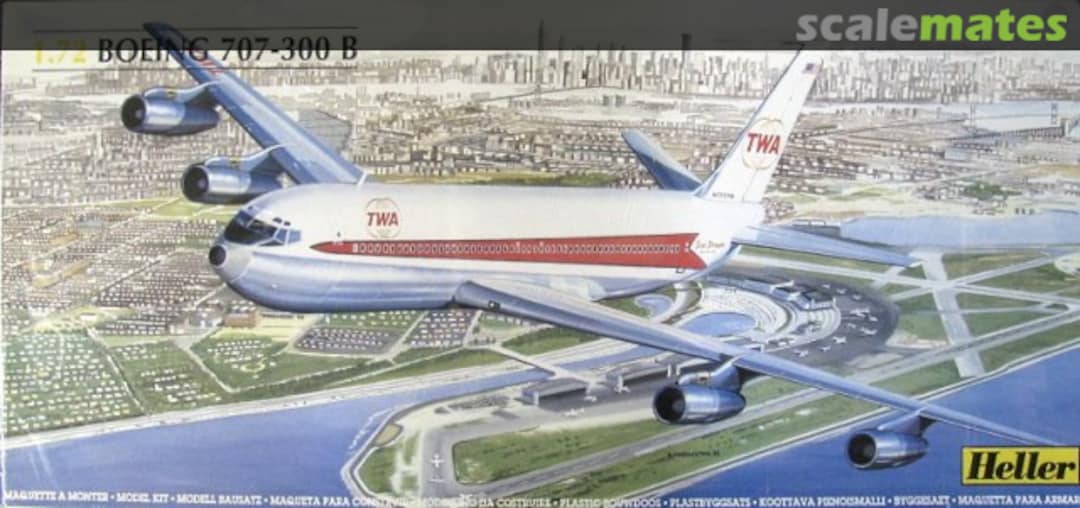 Boxart Boeing 707-300B 80449 Heller