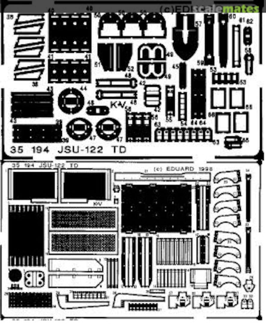 Boxart JSU-122 TD 35194 Eduard