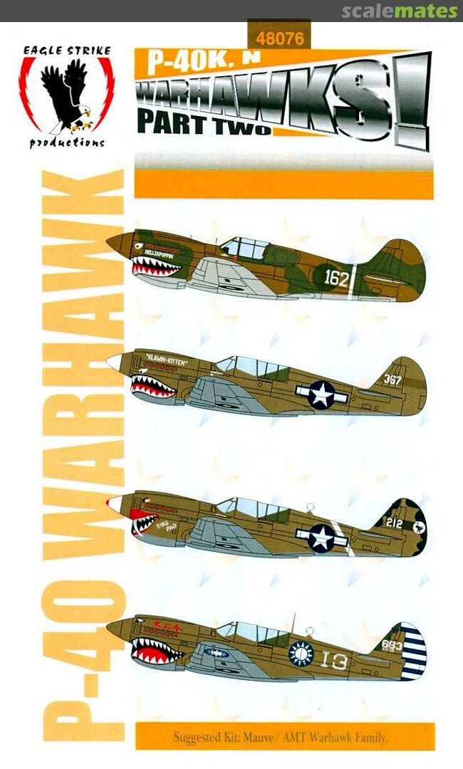 Boxart P-40K, N Warhawks! 48076 Eagle Strike Productions