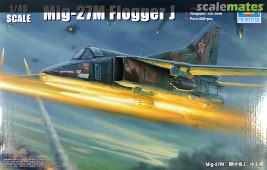 Boxart MiG-27M Flogger J 05803 Trumpeter