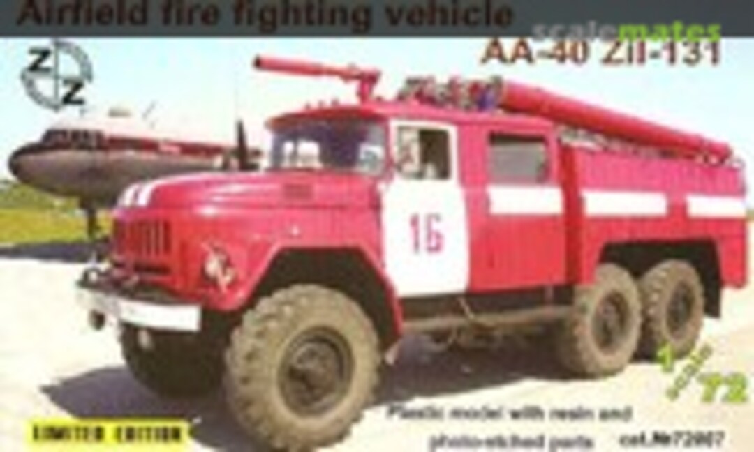 1:72 AA-40 ZiL-131 Airfield Fire Fighting Vehicle (ZZ Exclusive Modell 72007)