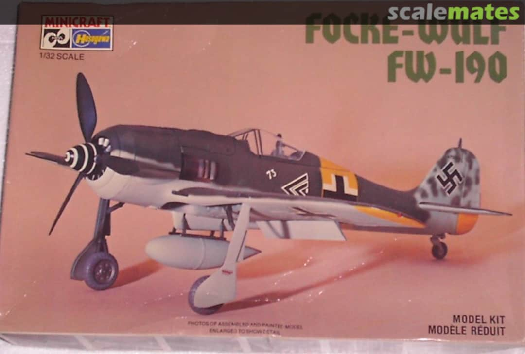 Boxart Focke-Wulf FW-190 1060 Minicraft Hasegawa