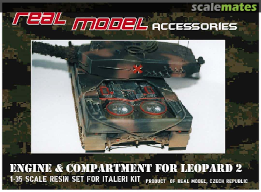 Boxart Leopard 2 Engine Set RMA35017 Real Model