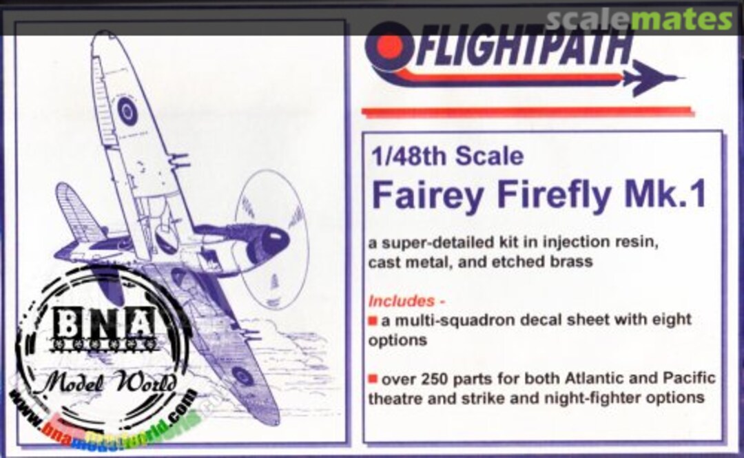 Boxart Fairey Firefly Mk.1 - Complete kit FP-48-020 Flightpath