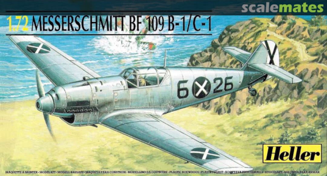 Boxart Messerschmitt Bf 109B-1/C-1 80236 Heller