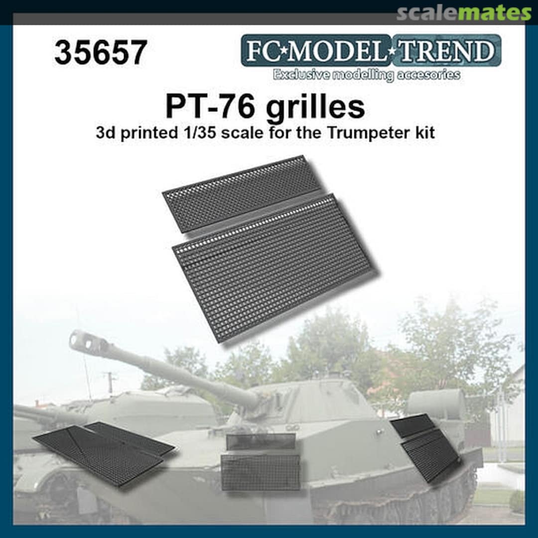 Boxart PT-76 Mesh Grilles 35657 FC Model Trend