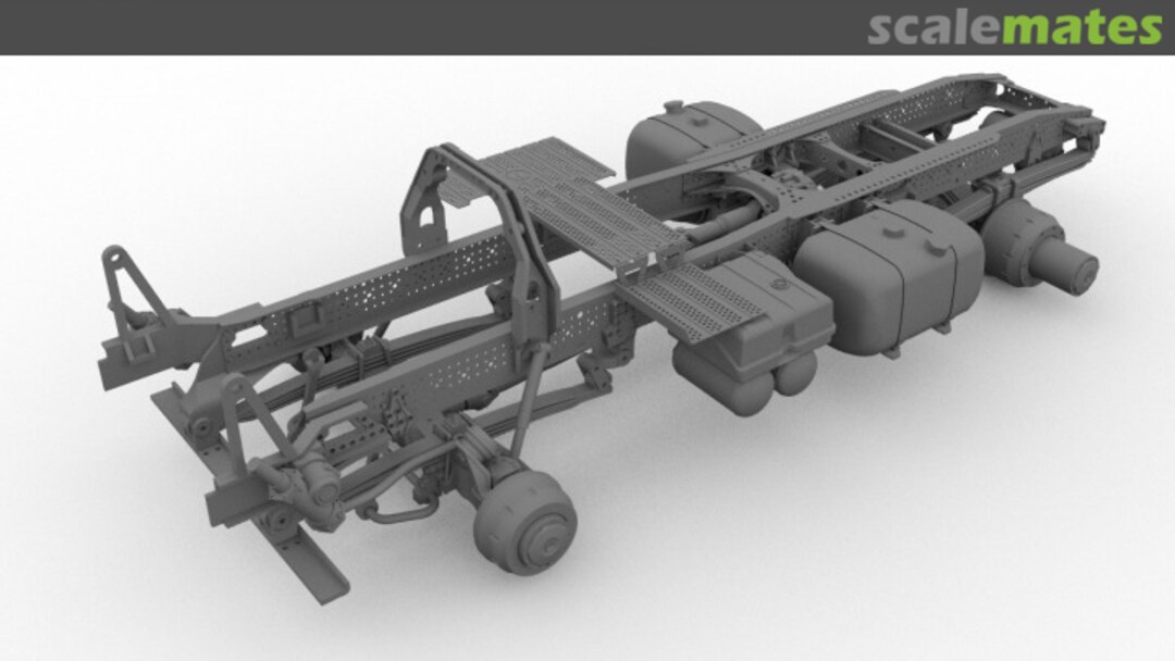 Boxart 4×4 chassis for German construction truck ANMT-79 A&N Model Trucks