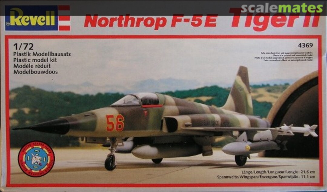 Boxart Northrop F-5E Tiger II 4369 Revell