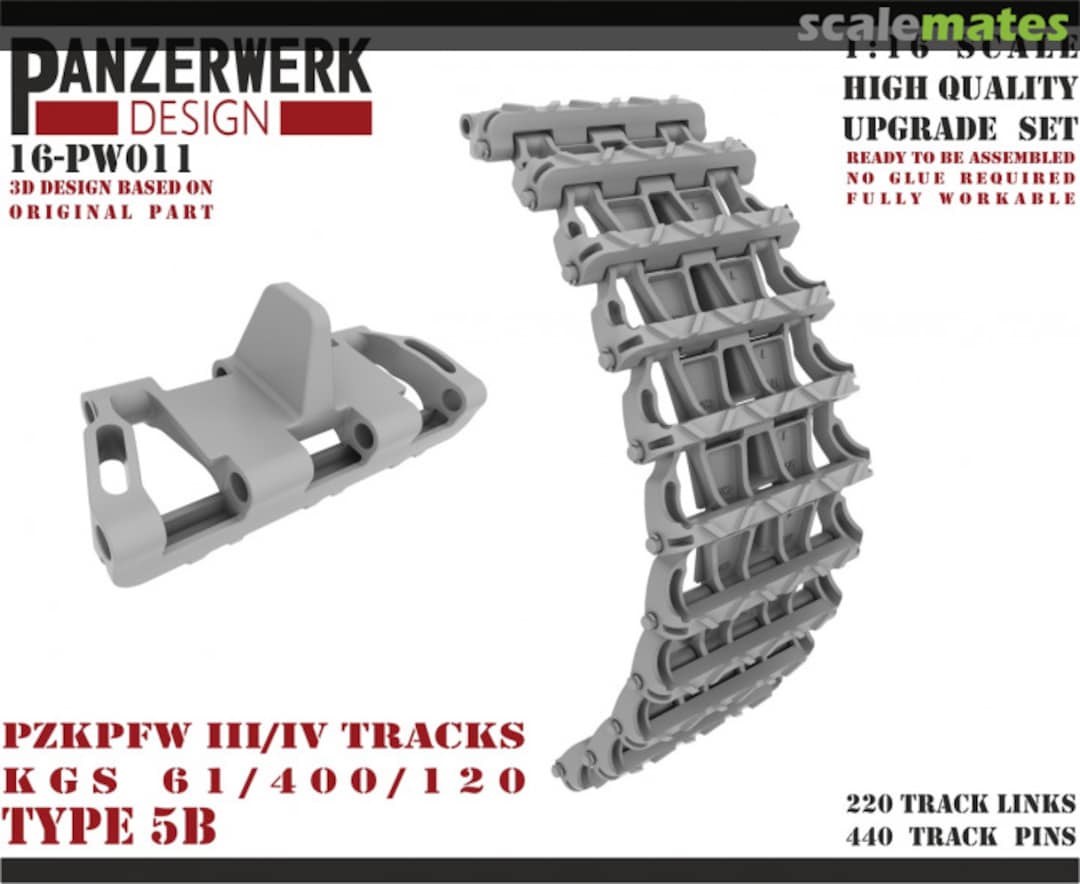 Boxart Panzer III/IV Type 5B Tracks 16-PW011 Panzerwerk design